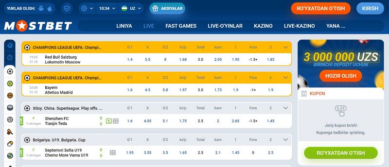 Código de Cupom MostBet Código de Cupom MostBet